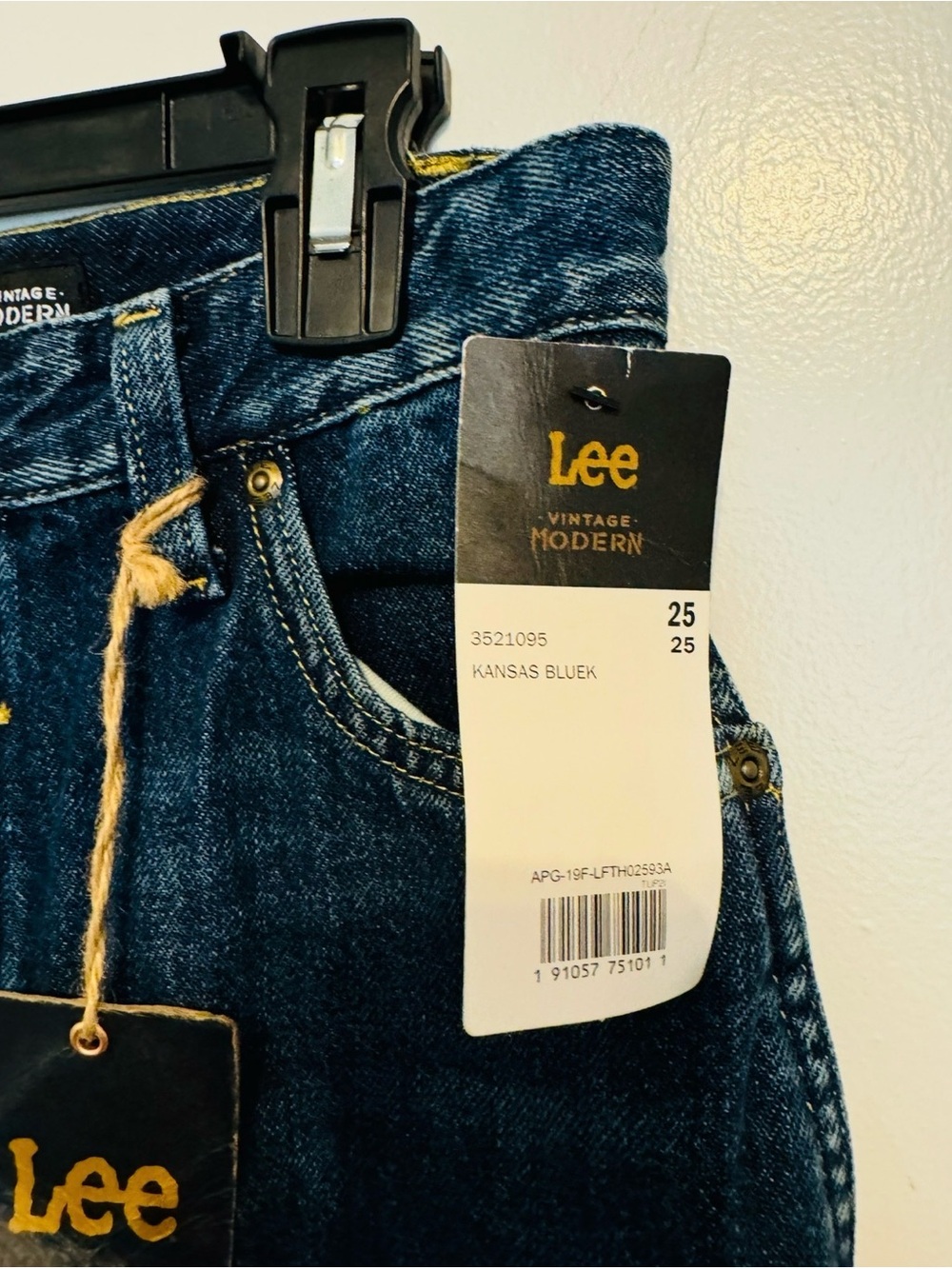 Lee Women's Denim Button Front Midi Skirt Size 25 - Picture 5 of 8